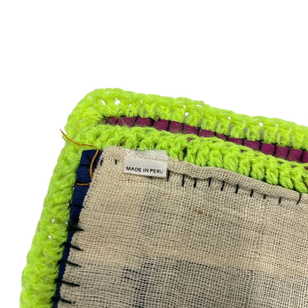 Handmade peruvian arpillera